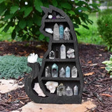 Taooba-Cat Shelf Holder for Crystals