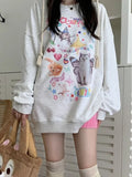 Taooba-Grunge Kawaii Cat Hoodie