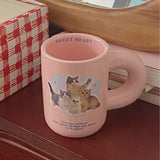 Taooba-Pink Cute Kitten Mug