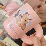 Taooba-Pink Cute Kitten Mug