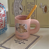 Taooba-Pink Cute Kitten Mug