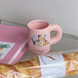 Taooba-Pink Cute Kitten Mug