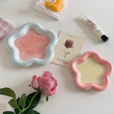 Taooba-Pastel Little Flower Dish Plate