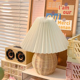 Taooba-Pleated Lamp with Ceramic