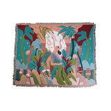 Taooba-Forest Dancer Throw Blanket