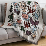 Taooba-Jigsaw Puzzle Throw Blanket