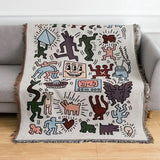 Taooba-Jigsaw Puzzle Throw Blanket