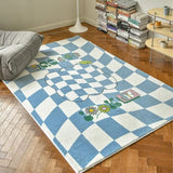 Taooba-Retro Checkerboard Rug