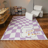 Taooba-Retro Checkerboard Rug