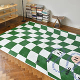 Taooba-Retro Checkerboard Rug