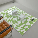 Taooba-Retro Checkerboard Rug