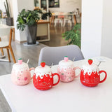 Taooba-Cute Strawberry Ceramic Mug