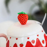 Taooba-Cute Strawberry Ceramic Mug