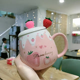 Taooba-Cute Strawberry Ceramic Mug