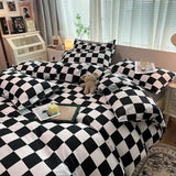 Taooba-Checkerboard Bedding Set