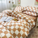 Taooba-Checkerboard Bedding Set