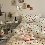 Taooba-Heart Aesthetic Bedding Set