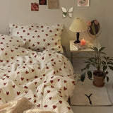 Taooba-Heart Aesthetic Bedding Set