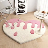 Taooba-Peach Cute Heart Carpet