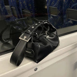 Taooba-Leather Y2k Bag