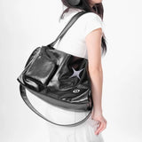 Taooba-Silver Y2k Bag