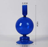 Taooba-Blue Candle Holder Vase