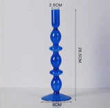 Taooba-Blue Candle Holder Vase