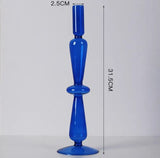 Taooba-Blue Candle Holder Vase