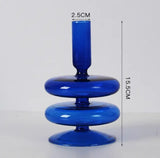 Taooba-Blue Candle Holder Vase