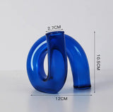 Taooba-Blue Candle Holder Vase