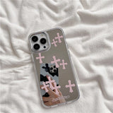 Taooba-Pink Cross iPhone Case