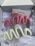 Taooba-Colorful Jelly Wave Hairpin