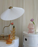 Taooba-Pleated Brass Table Lamp