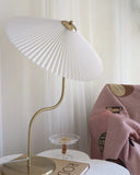 Taooba-Pleated Brass Table Lamp