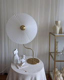 Taooba-Pleated Brass Table Lamp