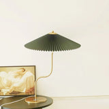 Taooba-Pleated Brass Table Lamp