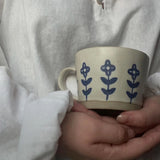 Taooba-Blue Retro Ceramic Mug