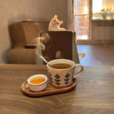 Taooba-Blue Retro Ceramic Mug