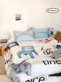 Taooba-Blue Rabbit Bedding Set