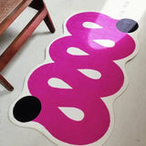 Taooba-Pink Abstract Rug