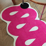 Taooba-Pink Abstract Rug