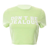 Taooba Jealous Printed Y2K Shirt