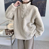 Taooba Jessica Oversize Fur Sweatshirt