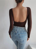 Taooba Joplin Backless  Bodysuit