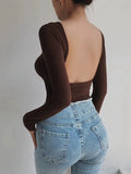 Taooba Joplin Backless  Bodysuit