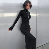 Taooba Kaylin Long Sleeve Maxi Dress