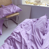 Taooba Lavender Bedding Set with Ruffle