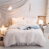 Taooba Luxury Plush Shaggy Bedding Set