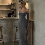 Taooba Marlowe Long Sleeve Maxi Dress