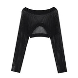 Taooba Maxine Knitted Crop Top